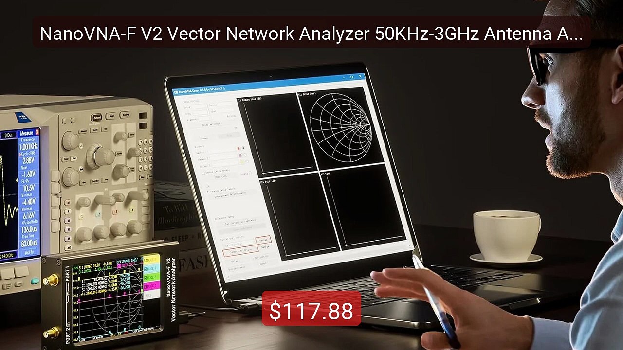 NanoVNA-F V2 Vector Network Analyzer 50KHz-3GHz Antenna Analyz... -- Best Buy 2026 | Great Quality!