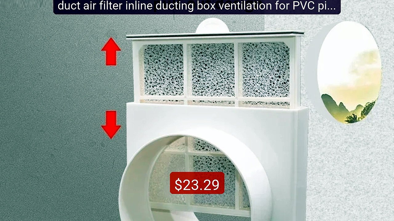 duct air filter inline ducting box ventilation for PVC pipe PE pip... -- Best Deal 2026 | Shop Now!