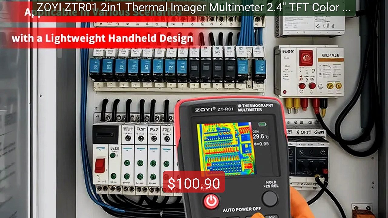 ZOYI ZTR01 2in1 Thermal Imager Multimeter 2.4" TFT Color Screen Ele... -- Top Rated 2026 | Buy Now!