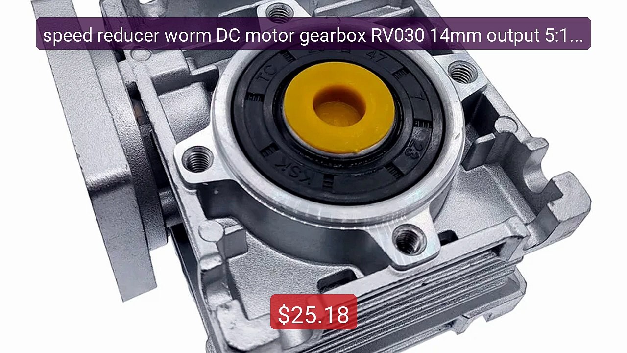 speed reducer worm DC motor gearbox RV030 14mm output 5:1-80:1 Wor... -- Best Deal 2026 | Shop Now!