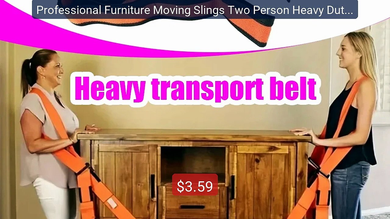 Professional Furniture Moving Slings Two Person Heavy Duty Lifting ... -- Top Rated 2026 | Buy Now!