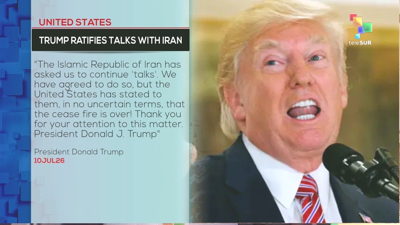 U.S | Trump ratifies talks with Iran