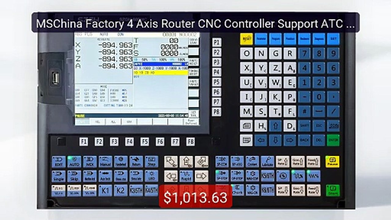 MSChina Factory 4 Axis Router CNC Controller Support ATC PLC & Mar... -- Best Deal 2026 | Shop Now!