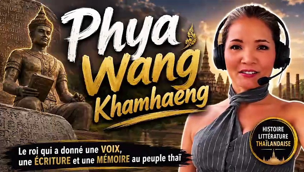 Phya Wang Khamhaeng, 13e siècle (musique générée par IA texte et voix-off Neary)