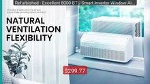 Refurbished - Excellent 8000 BTU Smart Inverter Window Air Con... -- Hot Deal 2026 | Limited Offer!