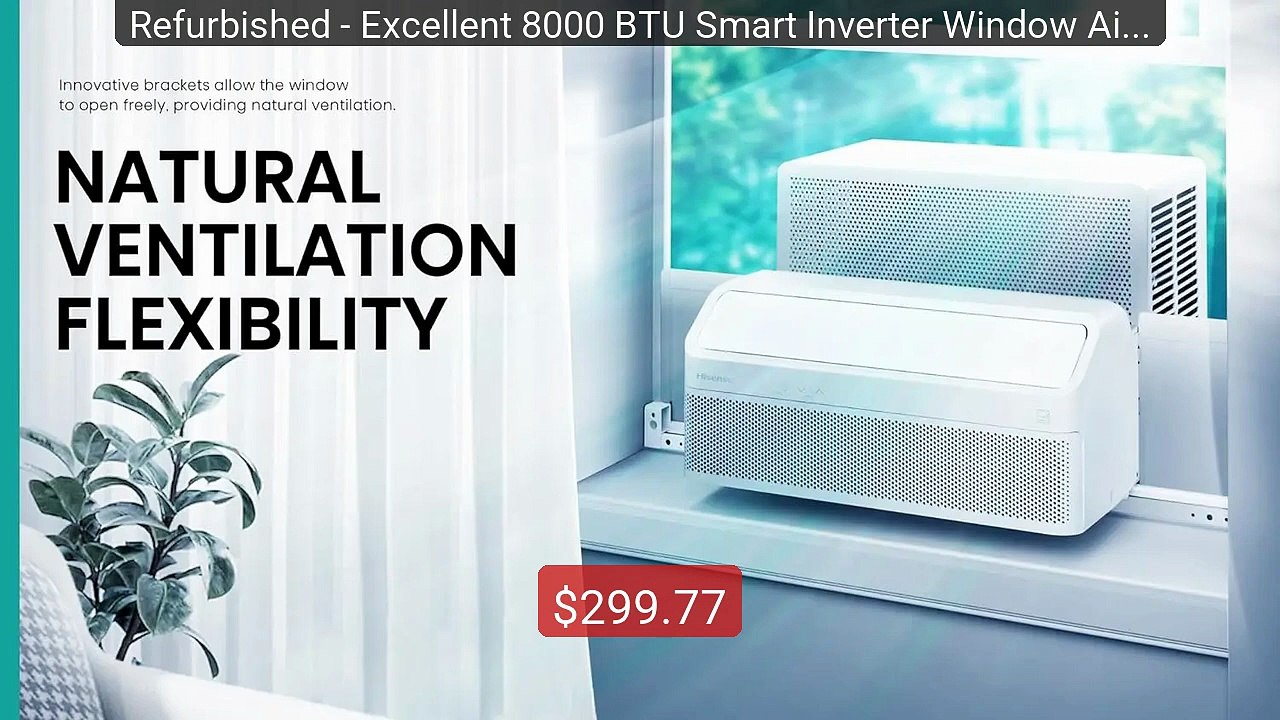 Refurbished - Excellent 8000 BTU Smart Inverter Window Air Con... -- Hot Deal 2026 | Limited Offer!