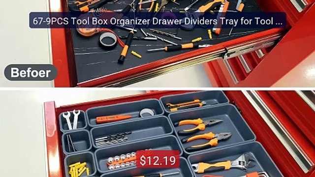 67-9PCS Tool Box Organizer Drawer Dividers Tray for Tool Chest... Best Buy 2026 | Great Quality!