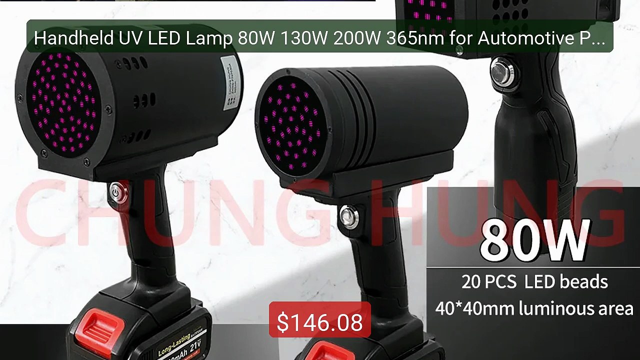 Handheld UV LED Lamp 80W 130W 200W 365nm for Automotive Pai... -- Top Pick 2026 | Unbeatable Price!