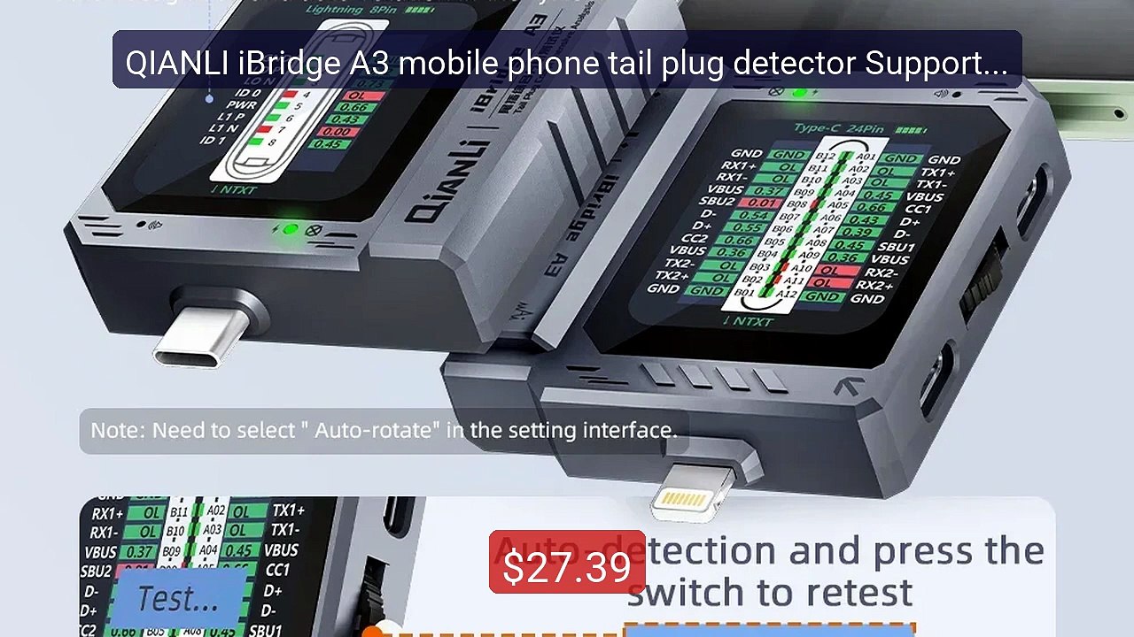 QIANLI iBridge A3 mobile phone tail plug detector Support L... -- Top Pick 2026 | Unbeatable Price!