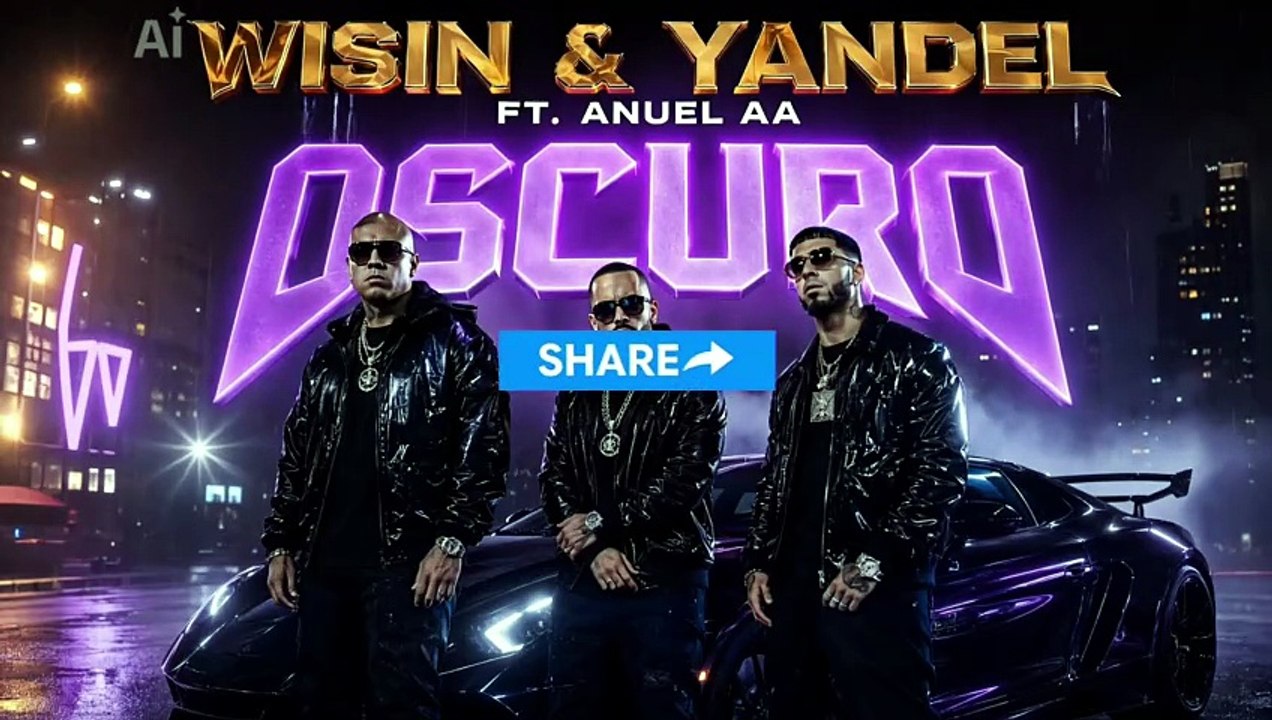 [WISIN & YANDEL FT ANUEL AA STYLE] New Reggaeton Type Beat 🔥 "OSCURO" (Visualizer 2026) EMANOFLOW