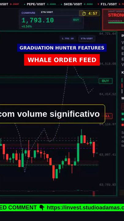 Whale Order Feed detected in 8s #shorts