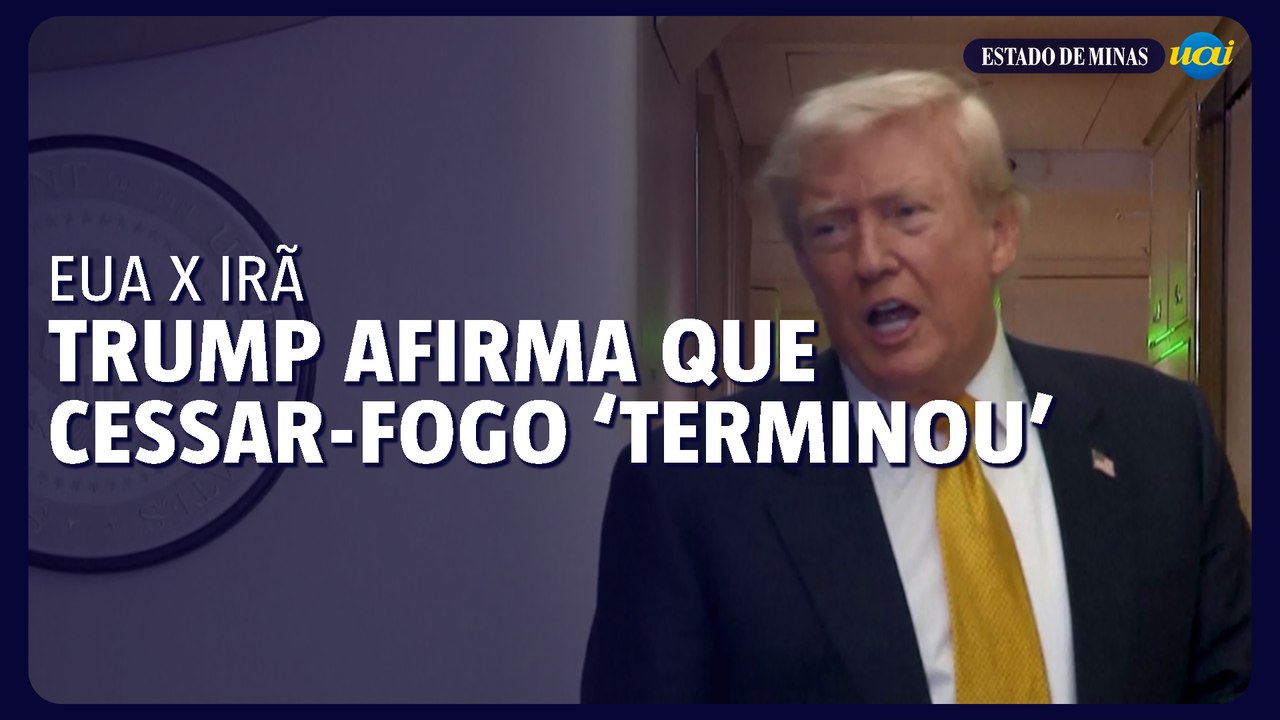 Trump confirma fim do cessar-fogo com Irã