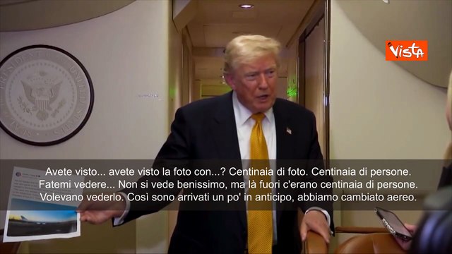 Trump: Sono minacciato continuamente da Iran, il primo della lista. E con me anche voi cronisti