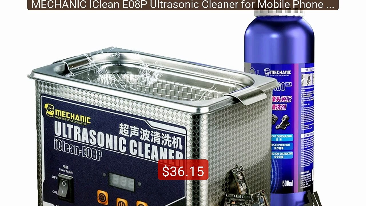 MECHANIC IClean E08P Ultrasonic Cleaner for Mobile Phone Repair Ca... -- Best Deal 2026 | Shop Now!