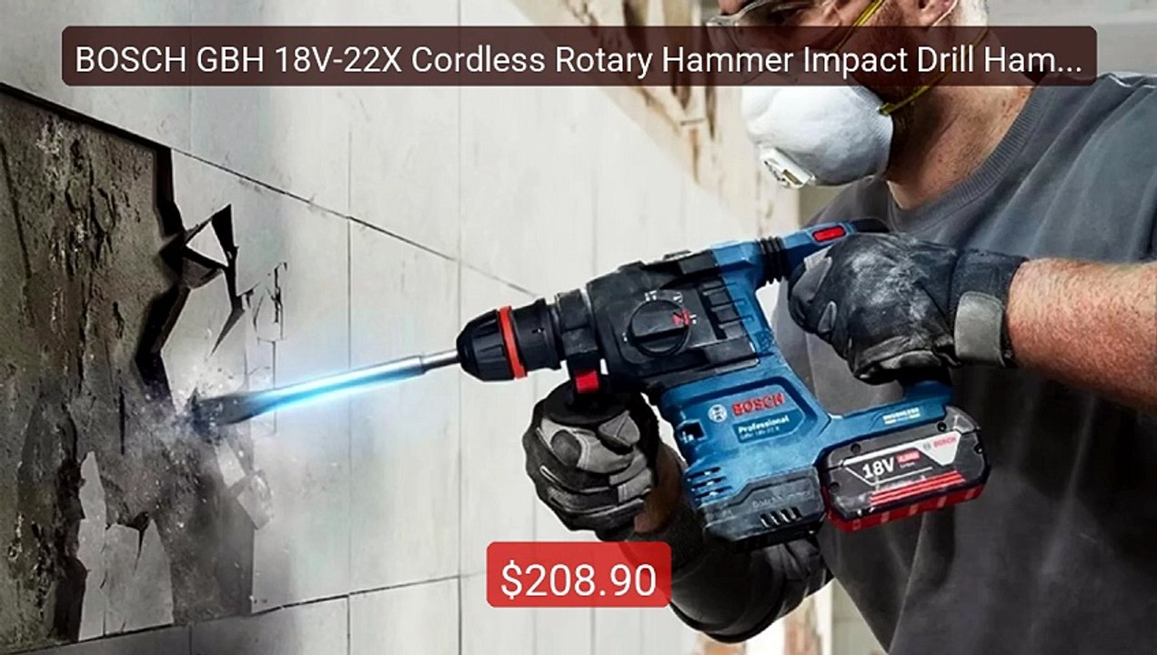 BOSCH GBH 18V-22X Cordless Rotary Hammer Impact Drill Hammer ... -- Amazing Value 2026 | Must Have!