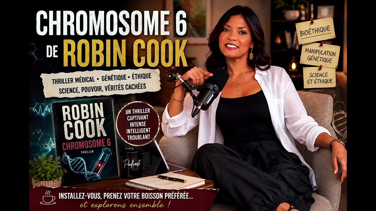 Chromosome 6, Robin Cook (musique générée par IA texte et voix-off Neary)