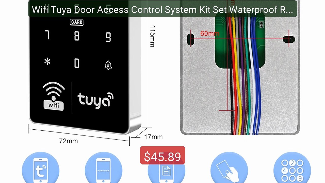 Wifi Tuya Door Access Control System Kit Set Waterproof RFID Keypa... -- Best Deal 2026 | Shop Now!