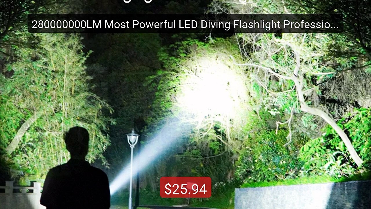 280000000LM Most Powerful LED Diving Flashlight Professional Dive ... -- Best Deal 2026 | Shop Now!