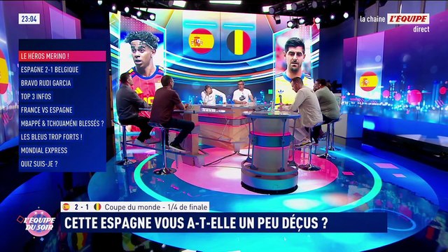 L'Espagne rejoint la France en demi-finales de la Coupe du monde grâce à une victoire poussive contre la Belgique - Foot - Coupe du monde 2026