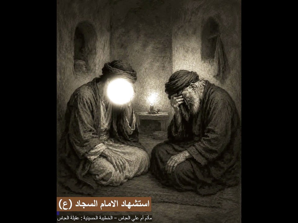 الامام الباقر ينعى مصيبة تغسيل ابيه السجاد (ع)- اعظم مصاب الهيج احزاني