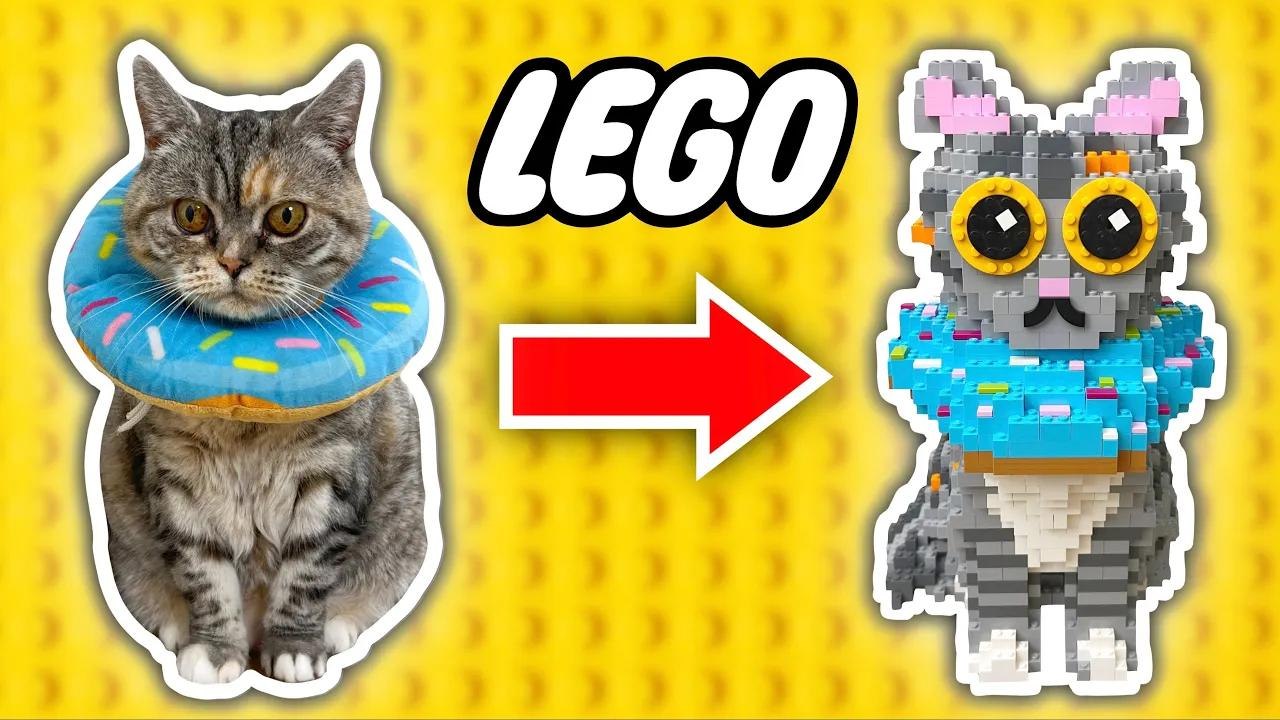 J’ai recréé mon chat en LEGO !