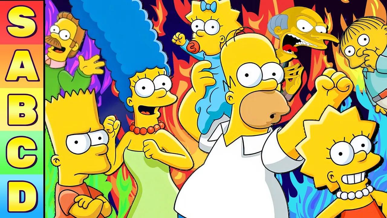 Tous les personnages des Simpson classés du pire au meilleur (Tier List !)