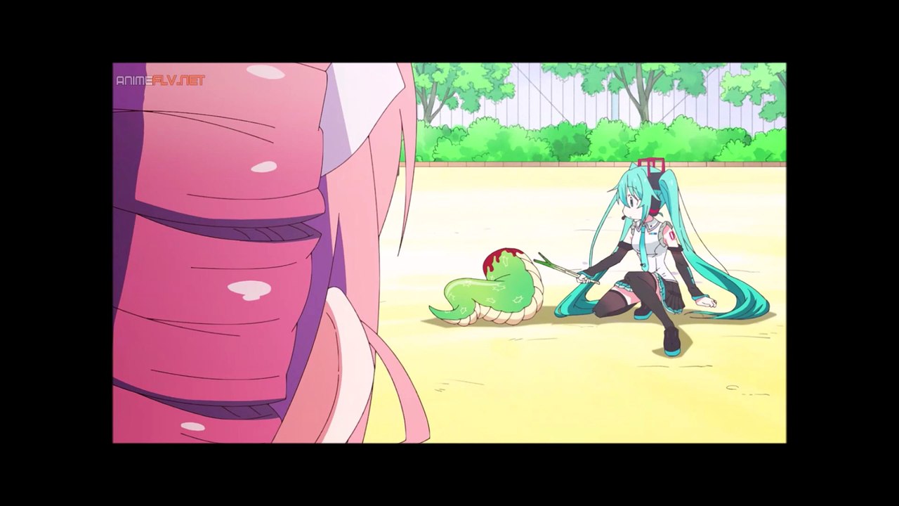 Jashin-chan Dropkick meets Hatsune Miku (VOCALOID)/(ANIME OVERDRIVE-ANIME OVERLOAD)