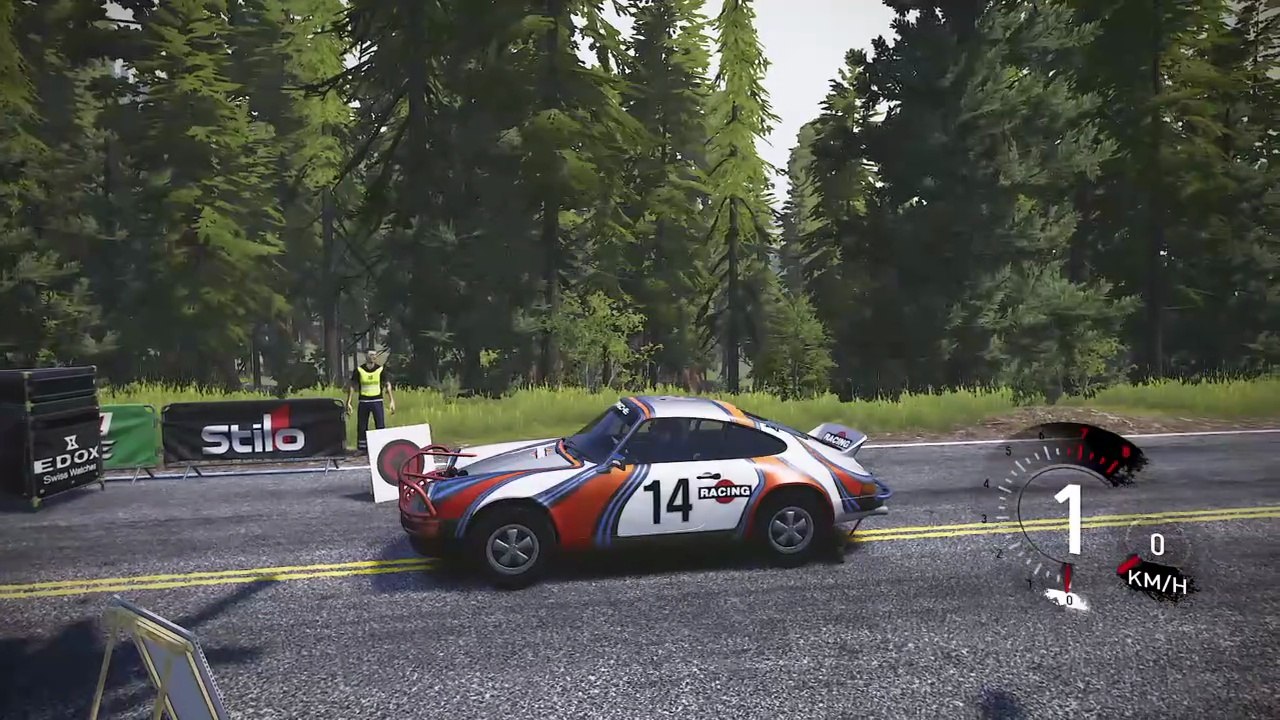 TOUR D'ESSAI-PARC NATIONAL DE SEQUOIA-SPECIALE 2-PORSCHE 911 CARRERA SC SAFARI