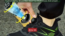 Fashion Safety Shoes Men Steel Toe Work Shoes Anti-smash An... -- Top Pick 2026 | Unbeatable Price!