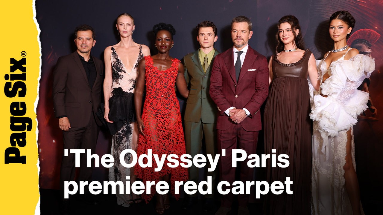 Zendaya, Anne Hathaway and more attend 'The Odyssey' Paris premiere