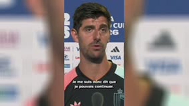 Belgique - Courtois aurait aimé rester sur la pelouse