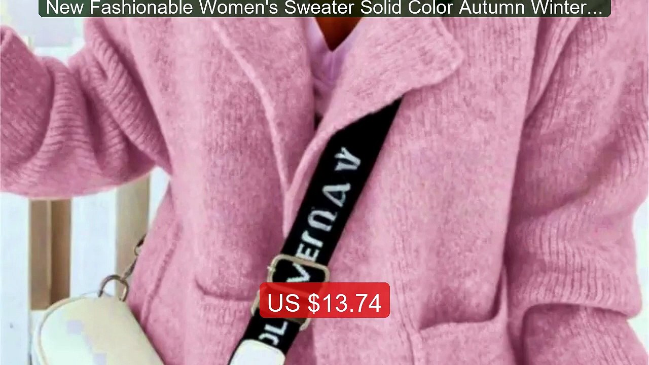 New Fashionable Women's Sweater Solid Color Autumn Winter Loose Cas... -- Top Rated 2026 | Buy Now!