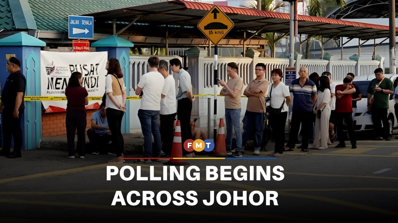 Polling centres open as Johor election gets underway