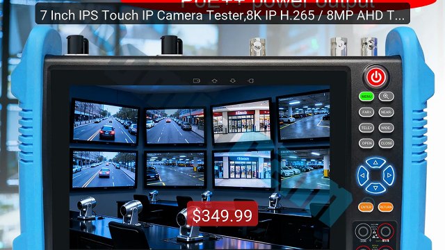7 Inch IPS Touch IP Camera Tester,8K IP H.265 / 8MP AHD TVI CVI CC... Best Deal 2026 | Shop Now!