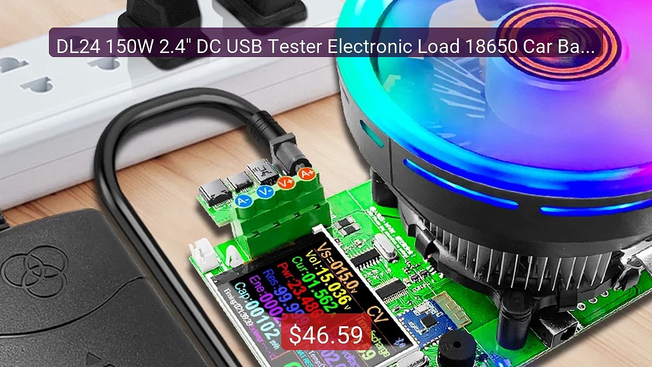 DL24 150W 2.4" DC USB Tester Electronic Load 18650 Car Batter... -- Amazing Value 2026 | Must Have!