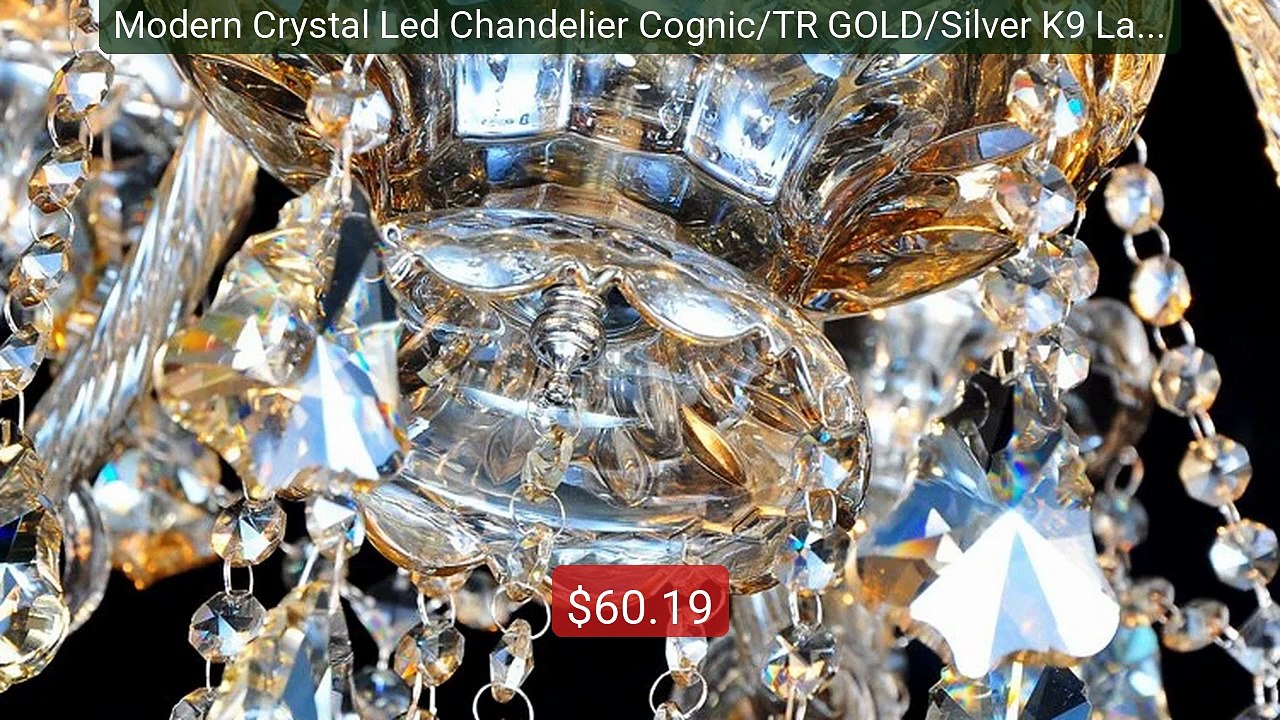 Modern Crystal Led Chandelier Cognic/TR GOLD/Silver K9 Large 6... -- Hot Deal 2026 | Limited Offer!