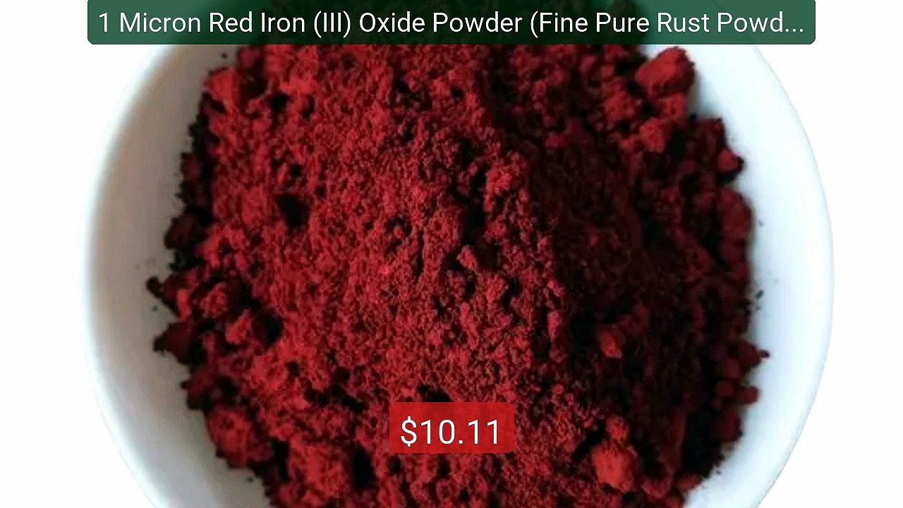 1 Micron Red Iron (III) Oxide Powder (Fine Pure Rust Powder, High ... -- Best Deal 2026 | Shop Now!