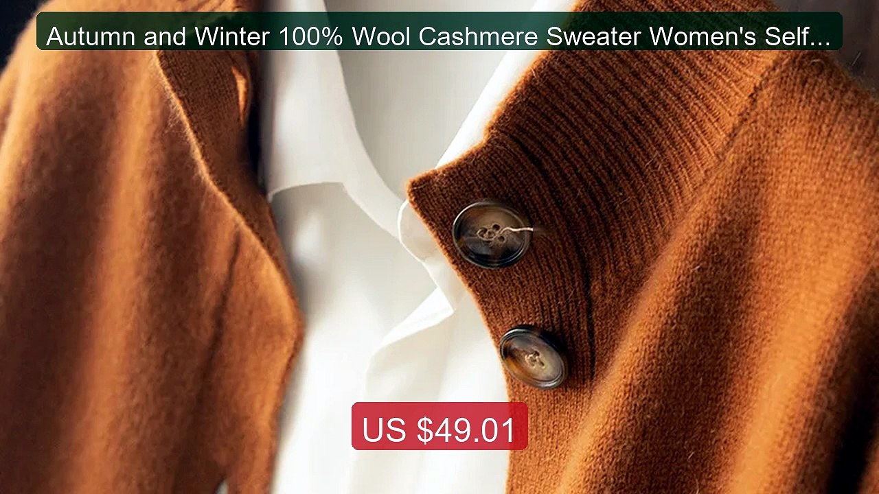 Autumn and Winter 100% Wool Cashmere Sweater Women's Self-Cultivat... -- Best Deal 2026 | Shop Now!
