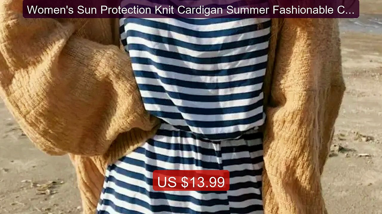 Women's Sun Protection Knit Cardigan Summer Fashionable Cas... -- Top Pick 2026 | Unbeatable Price!