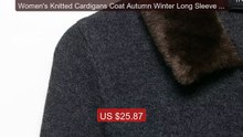 Women's Knitted Cardigans Coat Autumn Winter Long Sleeve Female Fau... -- Top Rated 2026 | Buy Now!