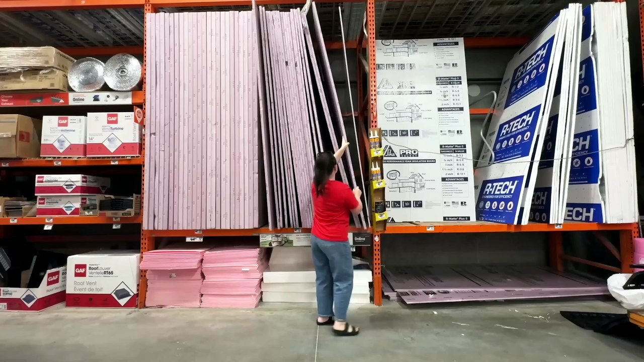 She Buys a GIANT Foam Board At Home Depot For A Genius New Idea!