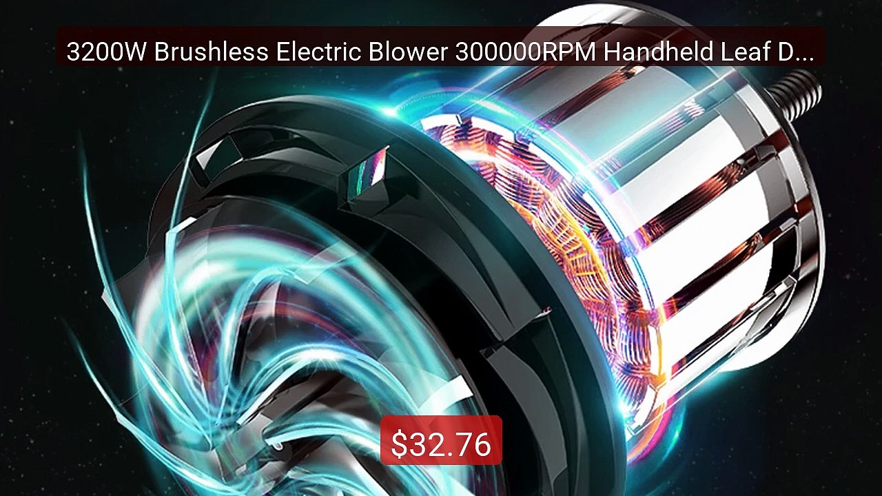 3200W Brushless Electric Blower 300000RPM Handheld Leaf Dust B... -- Hot Deal 2026 | Limited Offer!