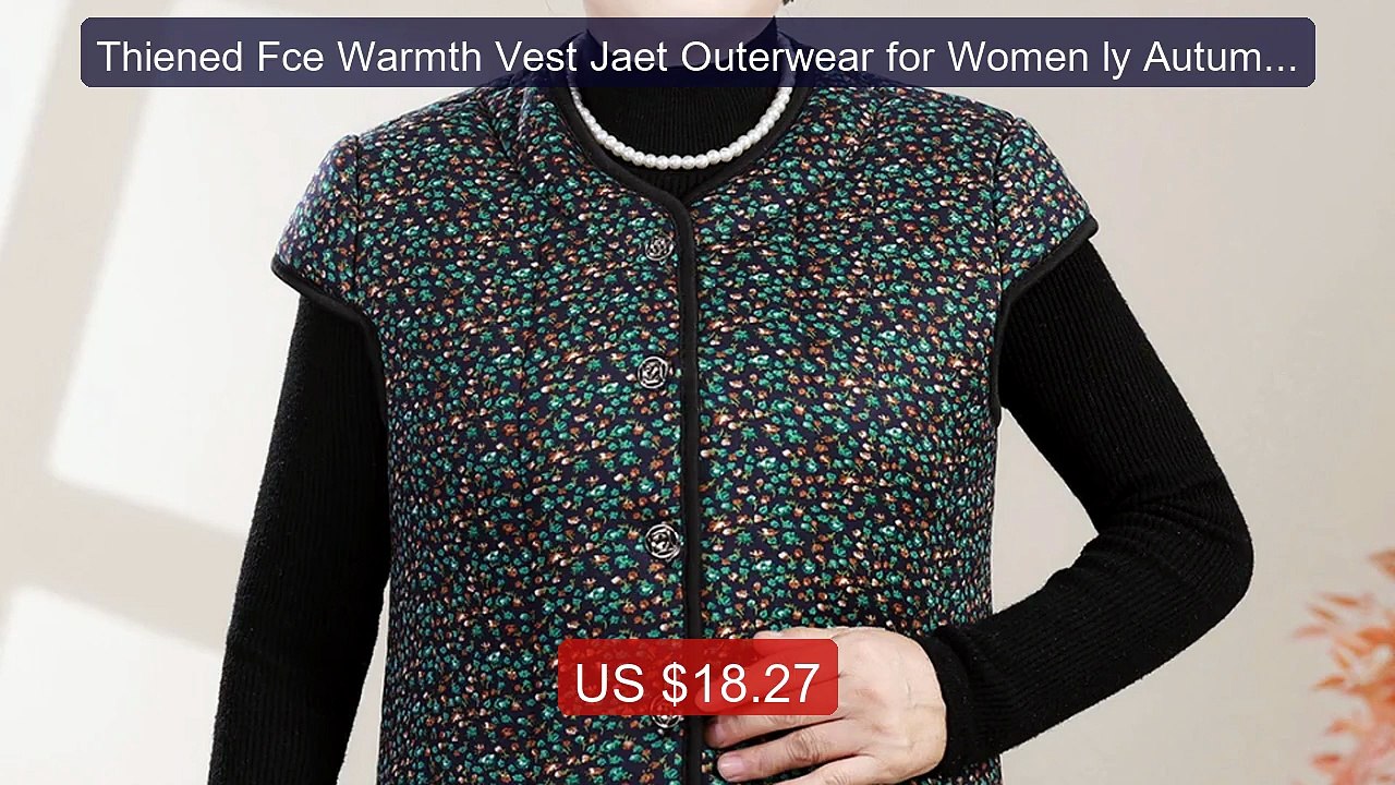 Thiened Fce Warmth Vest Jaet Outerwear for Women ly Autumn Wi... -- Amazing Value 2026 | Must Have!