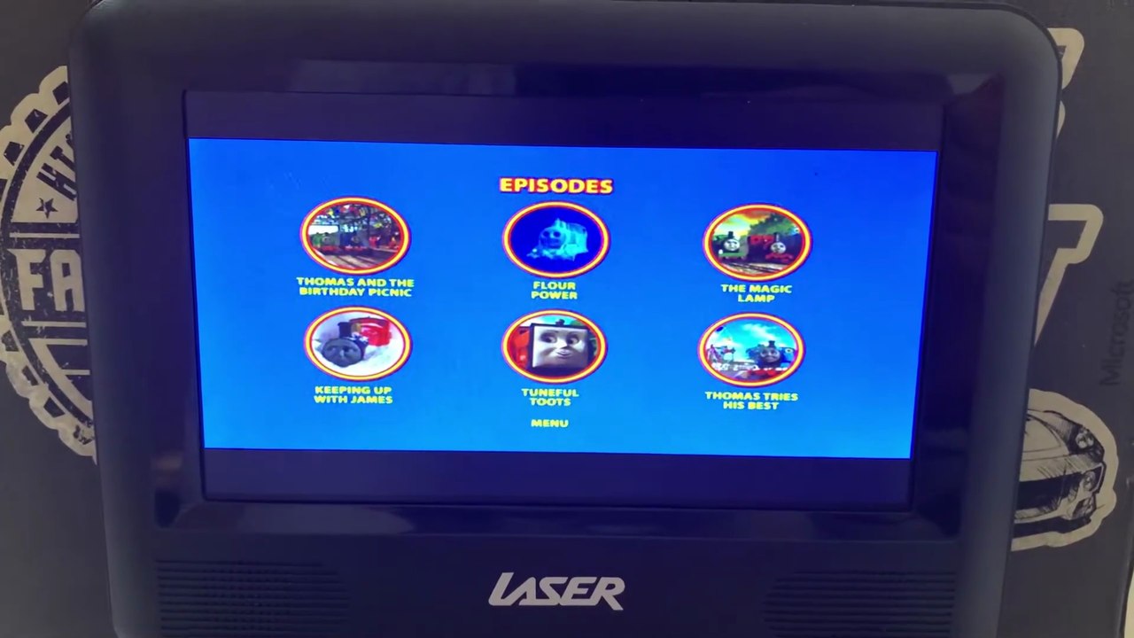 Thomas & Friends Little Engines Big Days Out 2007 DVD Menu Walkthrough Australia