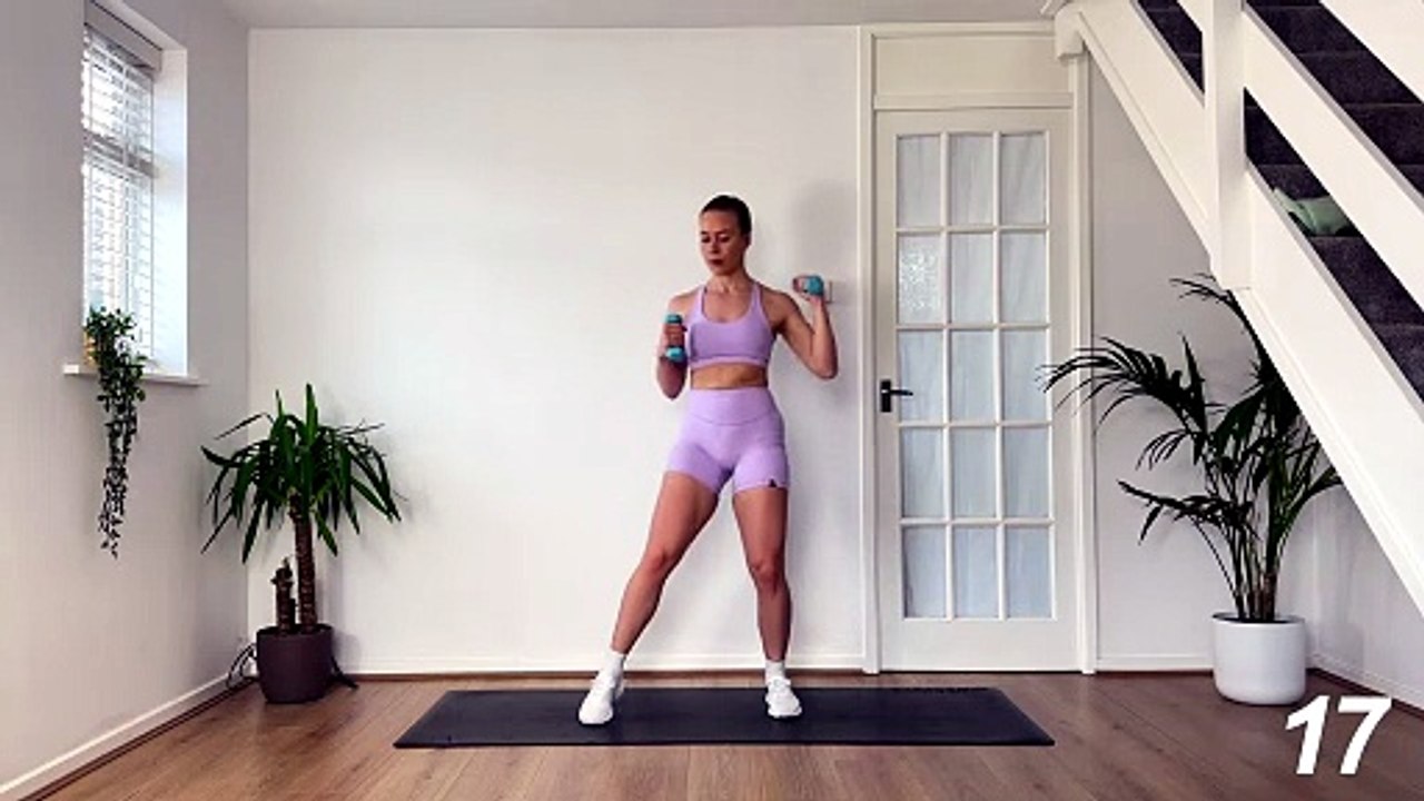 20MIN Full Body All-Standing HIIT Workout  Workout 4 SCULPT_