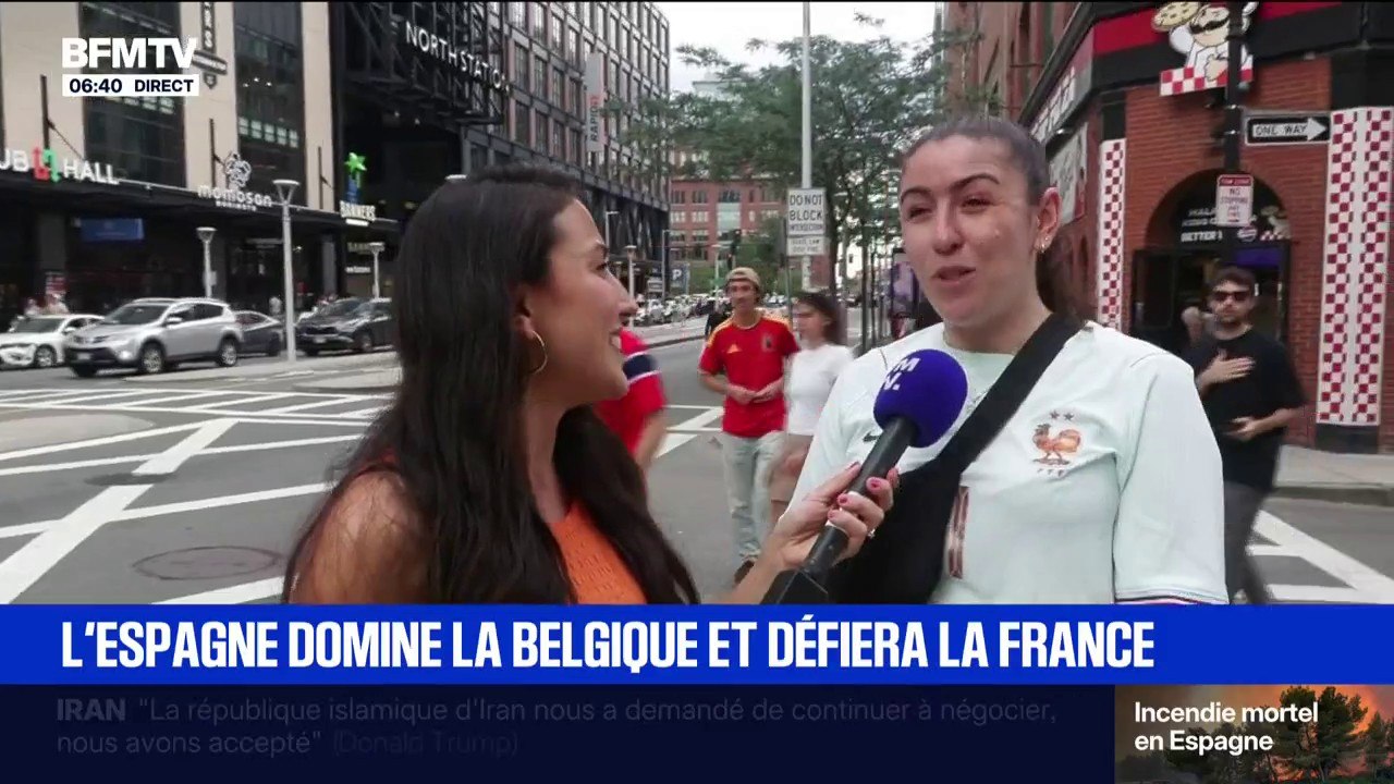 "Ça va être intense": les supporters partagés avant le match entre la France et l'Espagne