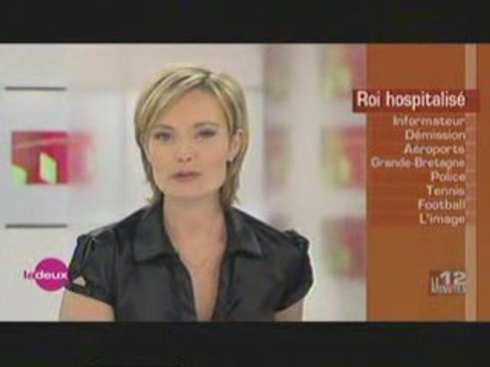 Présentation Ophélie Fontana JT RTBF