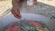 Cooking a giant lobster soup #GiantShrimp #SteamedShrimp #Cooking