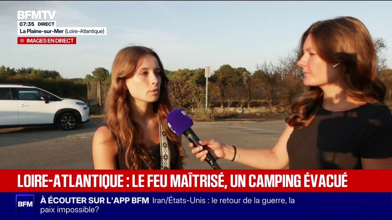 "C'était la panique": près de 200 personnes évacuées et 78 mobil homes brûlés dans un camping à La Plaine-sur-Mer, en Loire-Atlantique