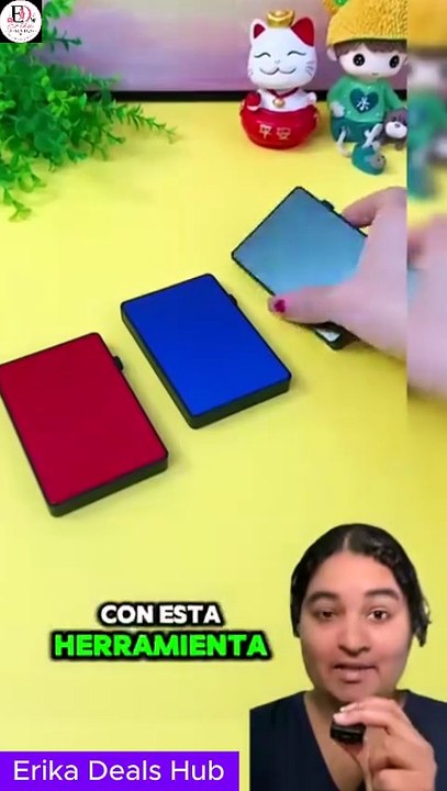 Estuche Protector para Tarjetas con Botón Expulsor | Anti-Robo RFID | Diseño Elegante | Erika Deals Hub